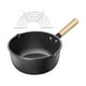 thumbnail image 4 of Sartén Tempura de estilo japonés, olla para freír, piedra medicinal, fácil de limpiar, sartenes profundas, antiadherente para fiesta 22cm mayimx Freidora, 4 of 9