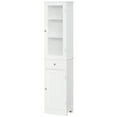 thumbnail image 3 of kleankin Bathroom Storage Cabinet with Acrylic Door, Drawer, and Shelves, 3 of 10