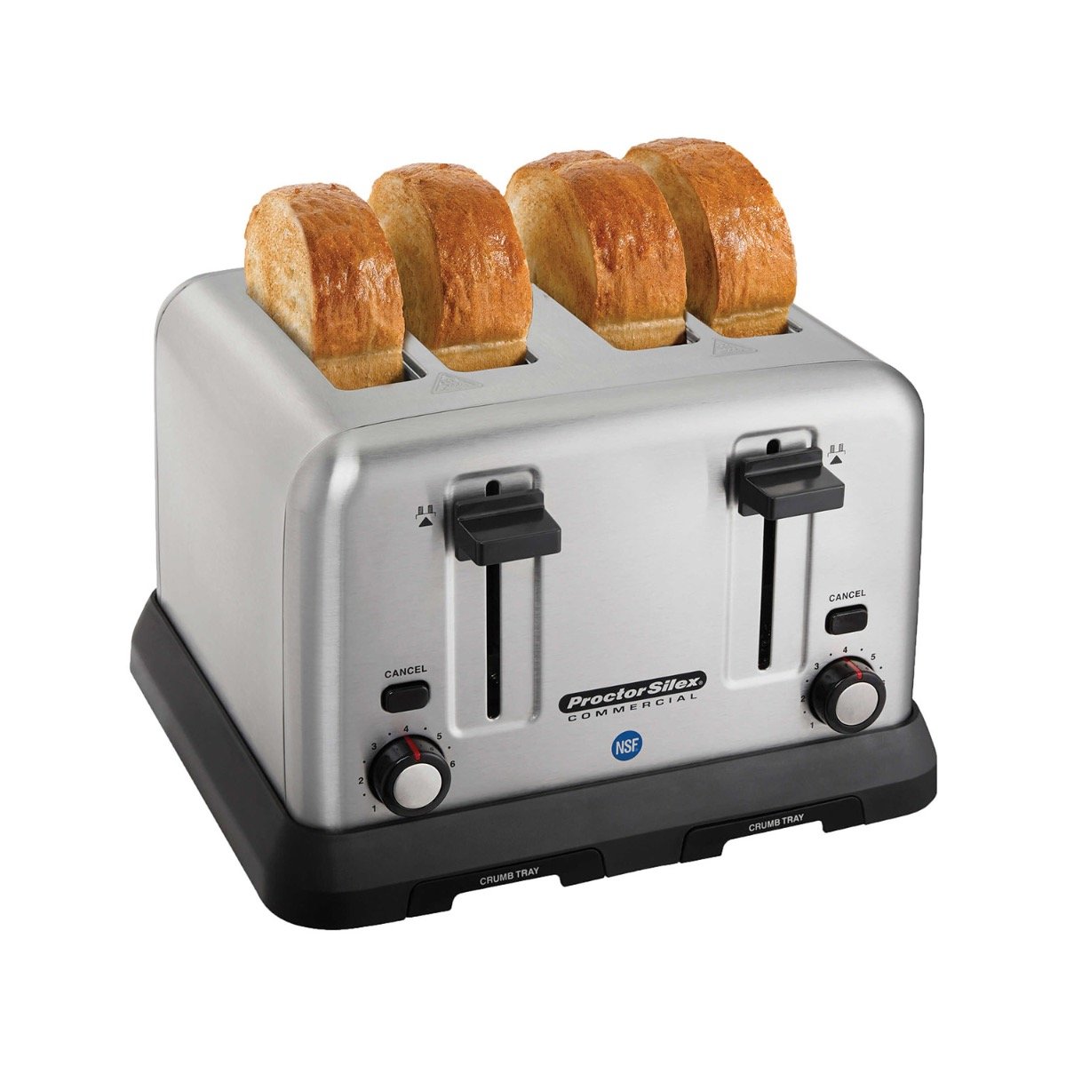 ProctorSilex Commercial 4Slice Toaster ExtraWide Slots Walmart