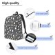 thumbnail image 3 of Balery Lovely Penguin Mochila Clásica Impresa Básica para Viaje, Mochila Escolar Resistente al Agua, Mochila de Lona con Correas Ajustables-Small, 3 of 5