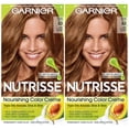 thumbnail image 1 of Color de cabello Garnier Nutrisse Crema Nutritiva, 63 Castaño Dorado Claro (Azúcar Moreno), 2 uds, 1 of 2