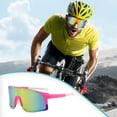 thumbnail image 2 of Tuphregyow Outdoor Cycling Sunglasses for Men and Women - Mountain Bike Eyewear - Road Bike Glasses for Outdoor Sports Pink, 2 of 7