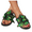 Green, variant on Women's Summer Flat Slide Sandals Casual Butterfly Sandals Summer Comfy Anti-Slip Open Toe Beach Slippers
