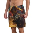 thumbnail image 2 of Fotbe Colorful Bull Western Man Trajes de Baño Estampados para Hombre, Shorts de Verano de Secado Rápido, Ropa de Playa, Bañadores-X-Large, 2 of 6