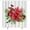 Christmas Red Big Flowers, variant on Watercolor Spring Flowers Botanical Shower Curtain Fresh Floral After Rain Shower Curtain with Hooks Bathroom Decorative Accessories 60 x 72 inch