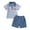 Blue, variant on Duqingm Infant Toddler Baby Boy 4th of July Outfits 12 18 24 Months 2T 3T 4T 5T Patriotic 2Pcs Clothes 4th of July Toddler Baby Boy Summer Outfit(Blue,3-6 Months)