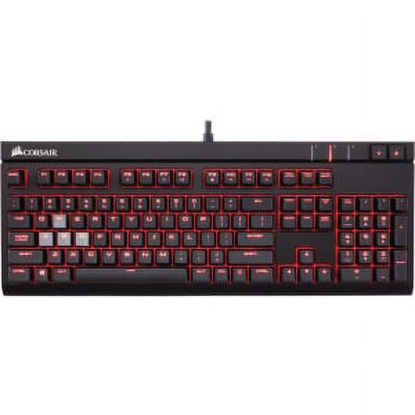 CORSAIR STRAFE Mechanical Gaming Keyboard - Red LED Backlit - USB