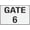 Warning Sign 4, variant on Gate 6 Aluminum Sign - 8"x12", UV Protected, Waterproof, 4 Pre-Drilled Holes - Factory, Warehouse, Construction Site, Gated Facility