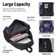 thumbnail image 4 of Easygdp Octopus Mochila para Niños y Niñas con Set de Caja de Almuerzo y Estuche para Lápices 3 en 1, Mochila Escolar Estampada para Adolescentes, 4 of 7