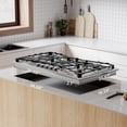 thumbnail image 3 of Empava 36" Stainless Steel 5 Italy Sabaf Burners Stove Top Gas Cooktop EMPV-36GC202, 3 of 11