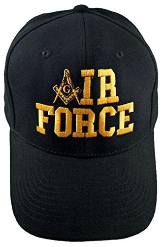 AIR FORCE MASON Baseball Cap Black Hat 