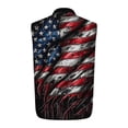 thumbnail image 5 of Dresfit Patriotic Tank Tops for Men Sleeveless Lapel Cowboy Shirts 2026 Summer 250 Anniversary Usa Tees Stars and Stripes Big and Tall 4th Of July Shirt Red M, 5 of 5