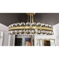 thumbnail image 5 of CLO-8894-AG Crystorama Lighting Clover - Four Light Flush Mount-Aged Brass Finish, 5 of 13