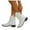 White, variant on Oyedens Cowboy Boots for Women Fashion Spider Design Wide Mid Calf Cowgirls Boots Riding Ankle Booties
