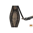 thumbnail image 5 of HILASON Brown Western Horse Headstall Breast Collar Set Tack American Leather, 5 of 7