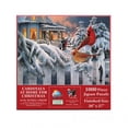 thumbnail image 3 of SUNSOUT INC - Cardinals at home for Chrstmas - 1000 pc Jigsaw Puzzle by Artist: Russell Cobane - Finished Size 20" x 27" Christmas - MPN# 36620, 3 of 5