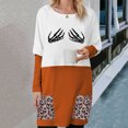 thumbnail image 2 of Tops para mujer Camisas Blusas Elegantes Camisas casuales de manga larga Moda Impreso Cuello redondo Blusa de otoño Pullver Odeerbi ODB-5, 2 of 9