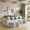 Green, variant on 104.7" Cloud Sectional Sofa, L-Shaped Chenille Fabric Modular Couch with Deep Memory Foam Seat, No Assembly Modern Curved Couch for Living Room, Grey