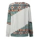 thumbnail image 5 of Puntoco moda mujer cuello redondo manga larga camiseta otoño estampado blusa suelta tops Puntoco Puntoco-4293, 5 of 5