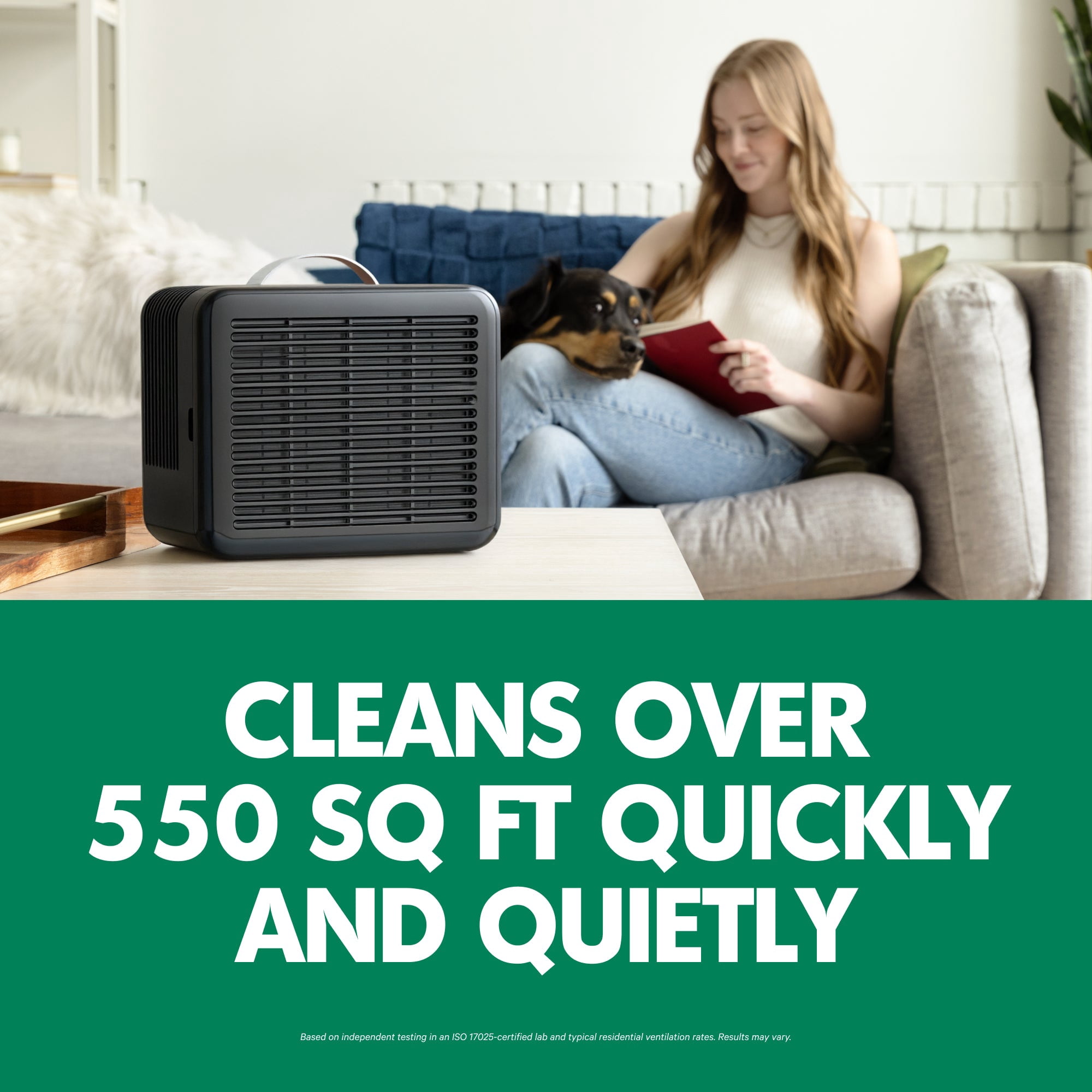 PuroAir 100i HEPA Air Purifiers for Home Pets - Covers 550 sq ft