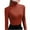 Coffee, variant on Turtleneck Underscrubs for Women Dressy Business Casual Shirts Soft Comfort Work Blouse Long Sleeve Tight Undershirts