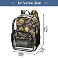 thumbnail image 4 of Ttyddzy Clear Backpack Heavy Duty PVC Transparent Backpack for College Workplace, Golden Twin Dragons, 4 of 8