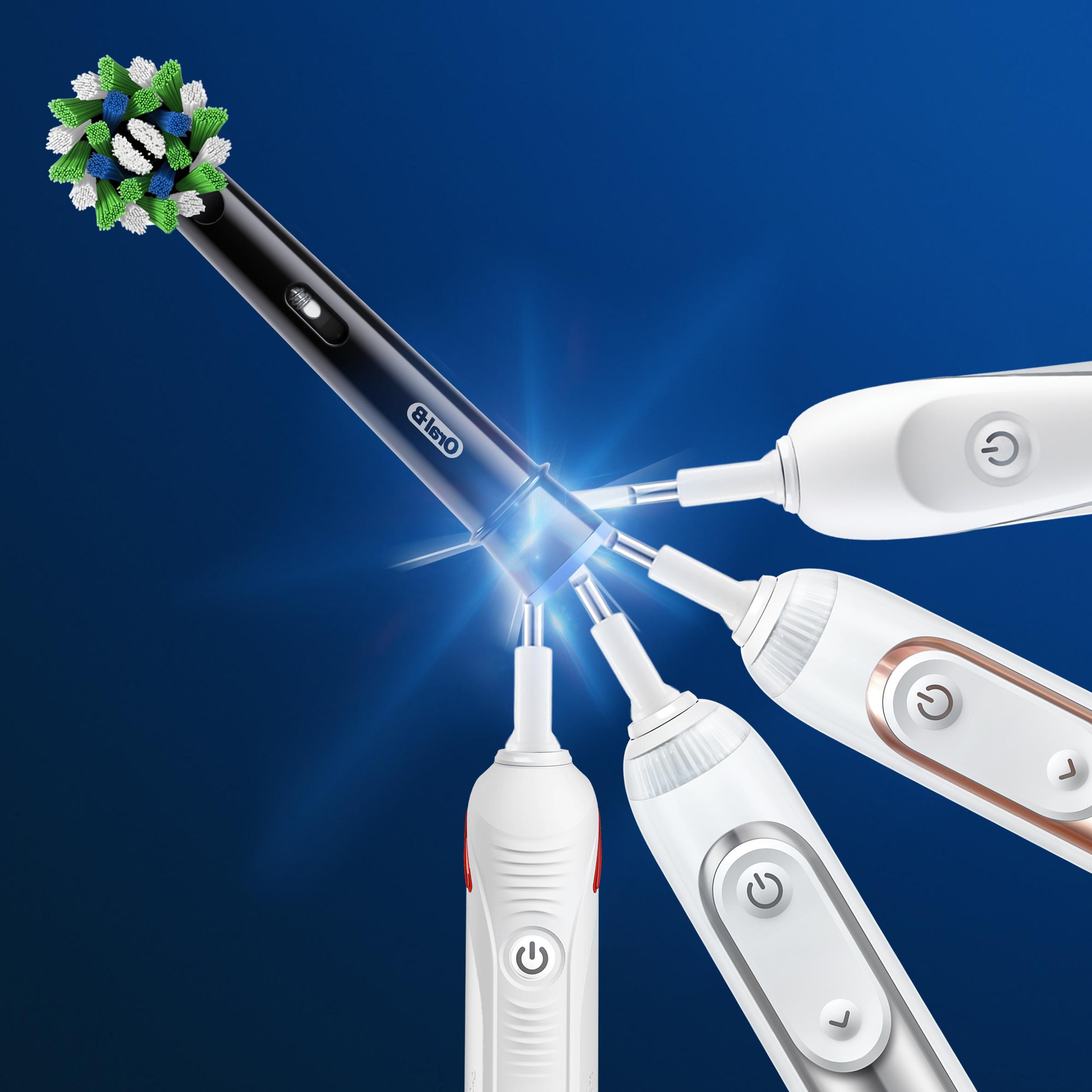 Oral-B CrossAction Replacement Brush Heads, Black, 2 Count photo 7