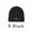 B Black, variant on Gray Heated Warm Beanie Wool Cap, Winter Thickened Fleece Knit Hats for Men and Women