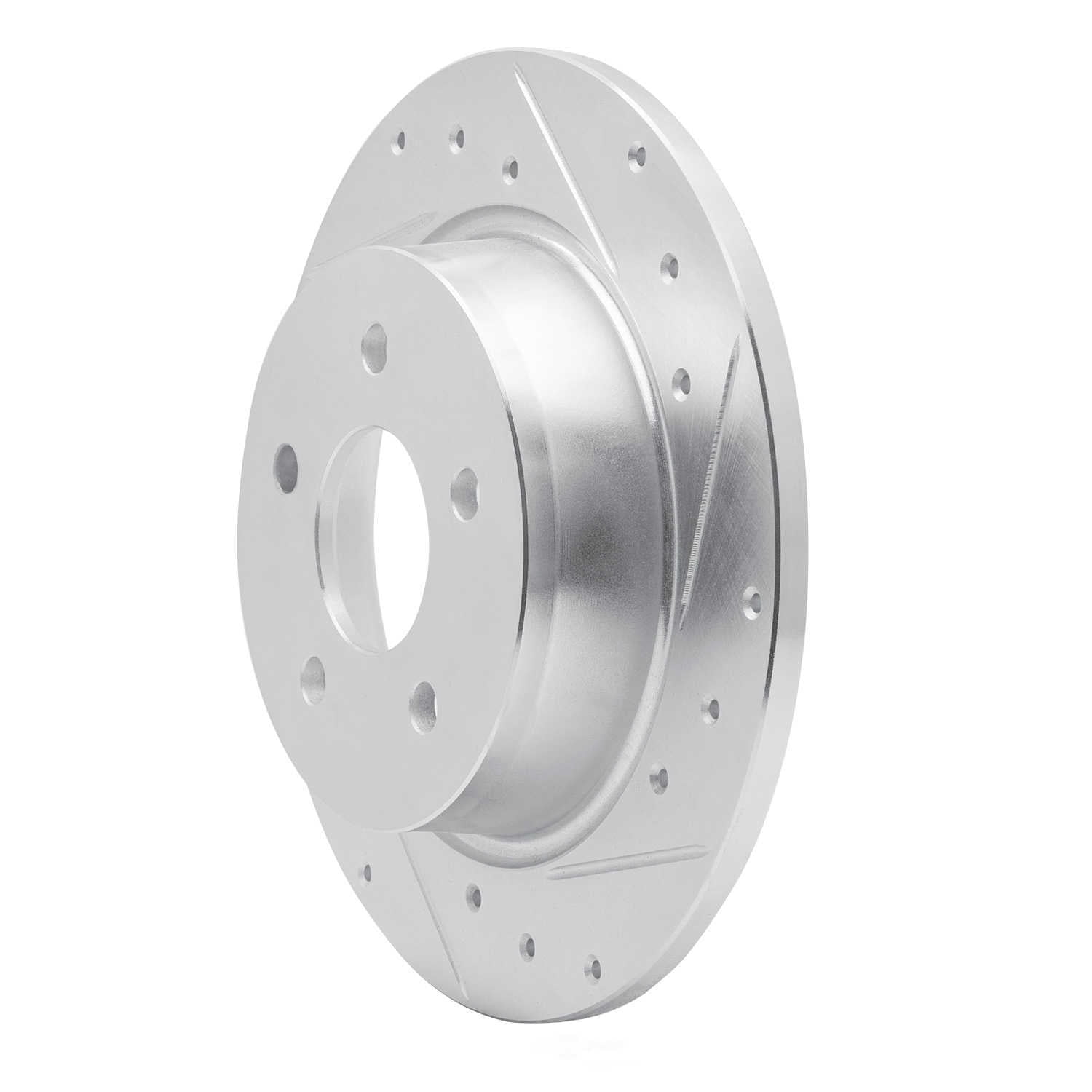 Dynamic Friction Company 631-39033R DFC Brake Rotor - Drilled And Slotted - Silver
