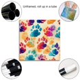 OWNSERIES Dog Paw Prints Pattern 2PC Canvas Wall Art Paintings for