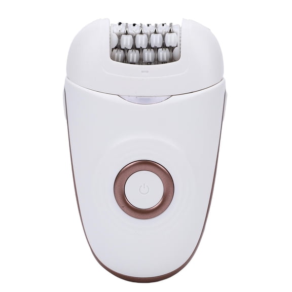Women Epilator Electric Hair Remover Trimmer with Foot File Head for Home Use Pink