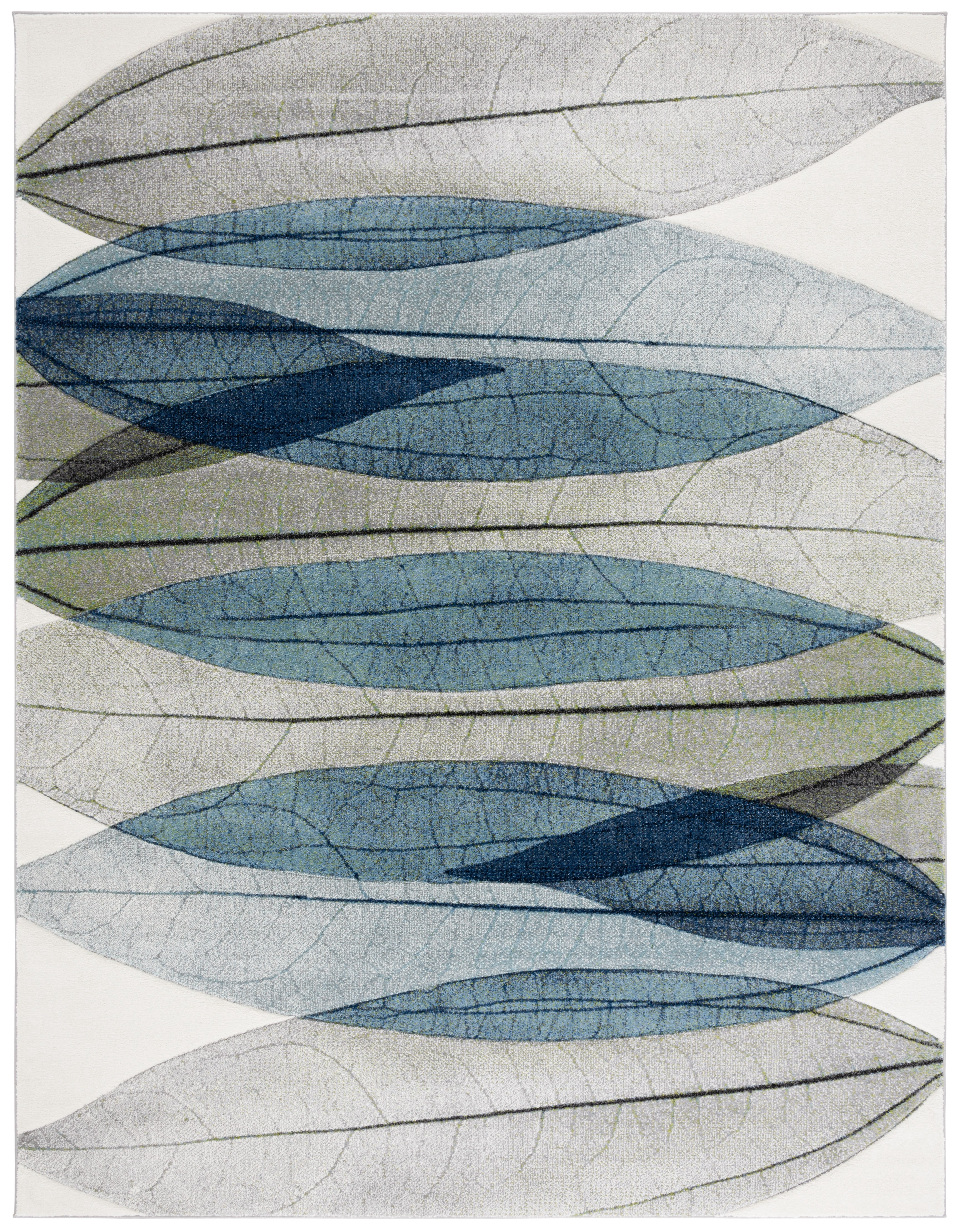 Safavieh Hollywood Dalia Abstract Area Rug, Ivory/Blue Green, 8' x 10'