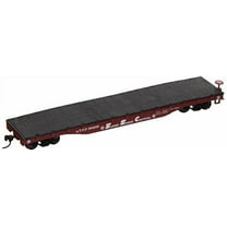 17302 Flatcar SF HO Multi-Colored