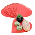 thumbnail image 4 of Dinnerware Plates, Paper Plates Fashional Sturdy  For Wedding For Serving Candy For Nuts For Proposal Party Red, 4 of 8
