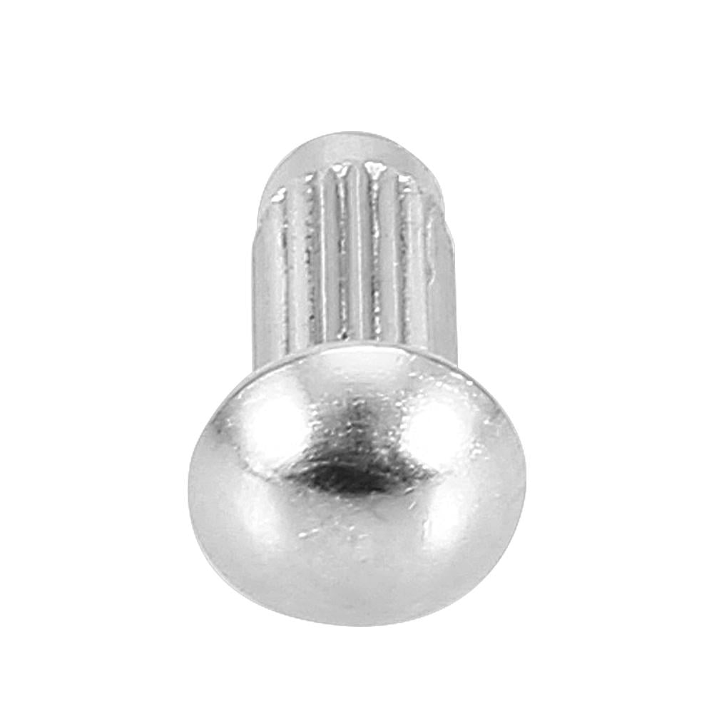 M2 Rivet 140pcs M2 Stainless Steel Round Head Knurled Shank Solid Rivets Assortment Set Embedment Nuts M2 Rivet