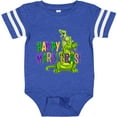 thumbnail image 3 of Inktastic Happy Mardi Gras Big and Little Alligators with Beads Boys or Girls Baby Bodysuit, 3 of 5
