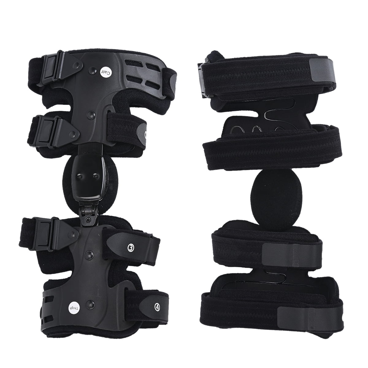 Orthomen OA Unloader Knee Brace, Arthritis Pain Relief, Osteoarthritis, Bone on Bone Knee Joint Pain (Black, Right)