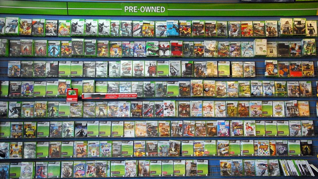 pre owned video game store