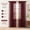 Burgundy, variant on Vintage Lace Sheer Curtains 52W x 45L Victorian Floral Pattern Light Filtering Panels for Living Room Bedroom Holiday Decor 2-Pack