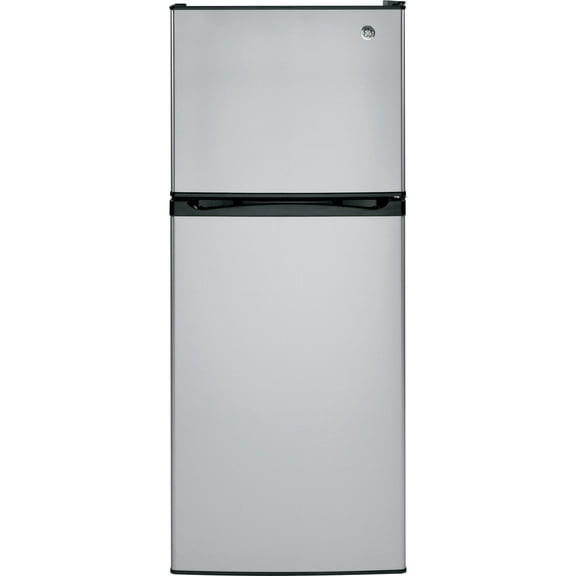 GE® 11.6 Cu. ft. Energy Star® Top-Freezer Refrigerator, Model GPE12FSKSB in Stainless Steel