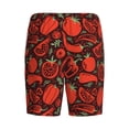 thumbnail image 7 of Daiia Tomatoes And Chili Mens Woven Stretch Pajama Short,Short Pajama Pants-Medium, 7 of 7