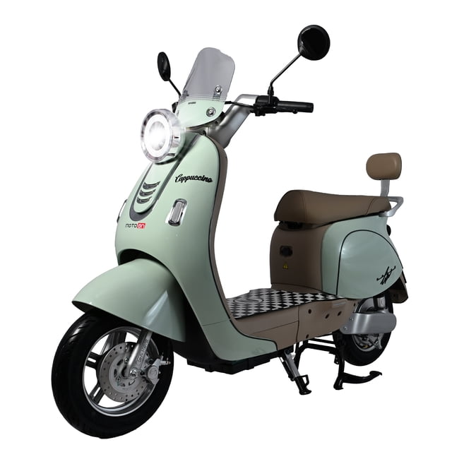 Bicicleta Eléctrica Cappuccino Menta BikeOn 1200W Autonomía 40 km Velocidad 40 km/h Estilo Retro