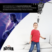 Marvel 3.5 Inch Black Panther Flying Figure IR Helicopter