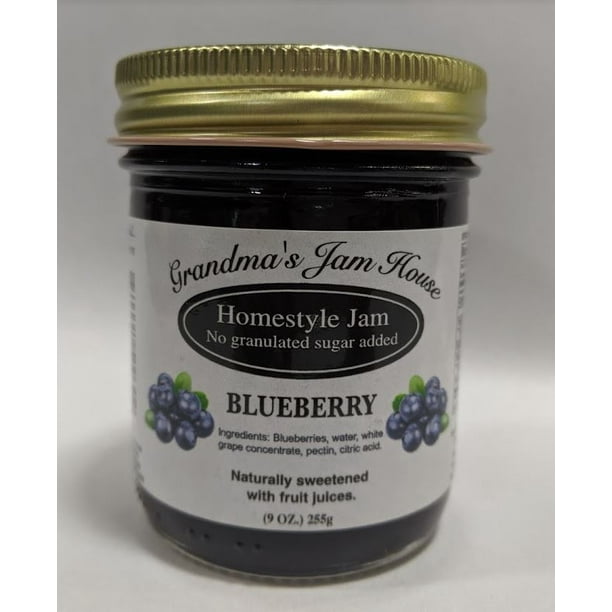 Grandma's Blueberry Jam (No Sugar Added)