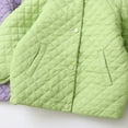 thumbnail image 4 of Wdgfv Girls' Jacket with Pockets Girls Winter Coat Quilted Hooded Jacket Lightweight Warm Outerwear Soft Windproof Jacket For Toddler Green 7-8 Years, 4 of 8