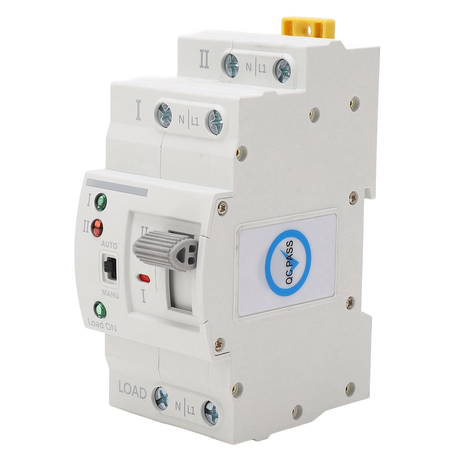 DEWIN Automatic Transfer Switch, Dual Power Automatic Transfer Switch 2P 16A ATS Electrical Circuit Generator Changeover Switch (220V AC)