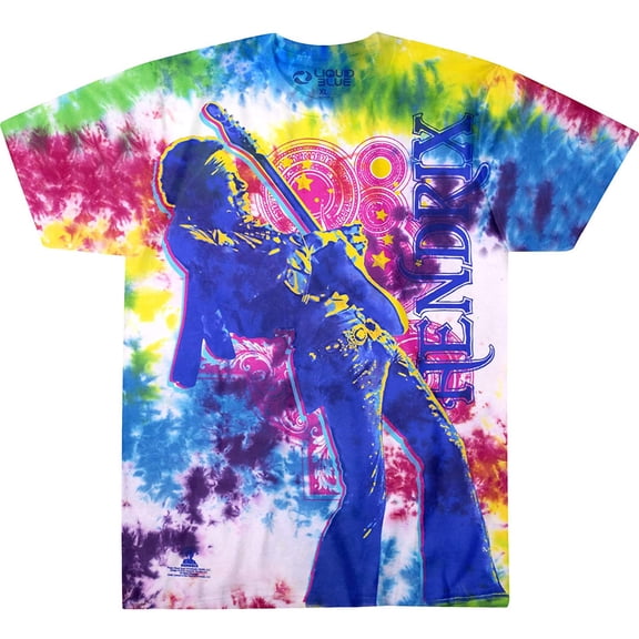 Jimi Hendrix - Electric Lady Tie Dye Mens T Shirt