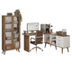 thumbnail image 1 of Kit Oficina 2 Muebles Madesa Escritorio + Vitrina Multiuso MB, 1 of 5