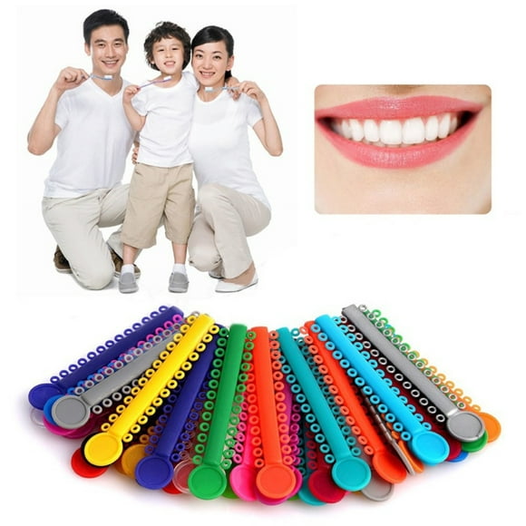Funie 40Pcs 1Pack Dental Elastomeric Ligature Ties Orthodontics Elastic Rubber Bands