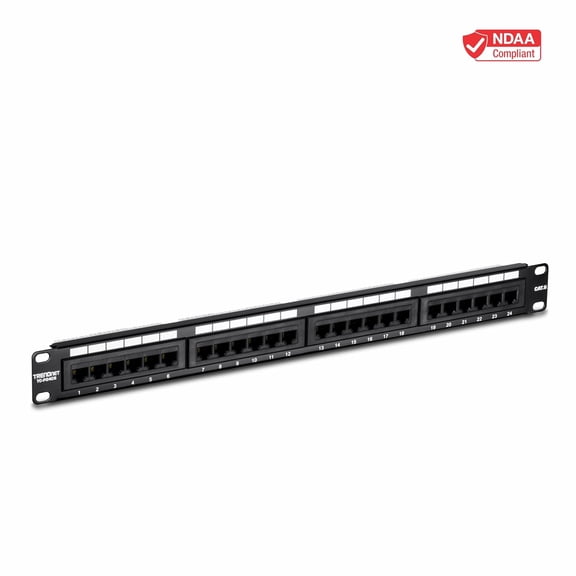 TRENDnet TC-P24C6 Cat6 24-port Unshielded Patch Panel